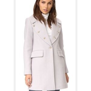 Club Monaco Women's Sogand Lavender Purple Wool Winter Coat | XS